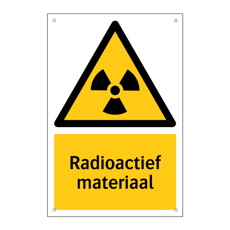 Radioactief materiaal & Radioactief materiaal & Radioactief materiaal & Radioactief materiaal