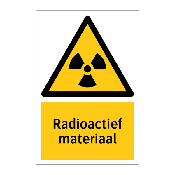 Radioactief materiaal & Radioactief materiaal & Radioactief materiaal & Radioactief materiaal