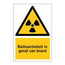 Radioactiviteit in geval van brand & Radioactiviteit in geval van brand