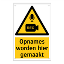 Opnames worden hier gemaakt & Opnames worden hier gemaakt & Opnames worden hier gemaakt