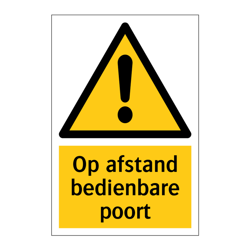 Op afstand bedienbare poort & Op afstand bedienbare poort & Op afstand bedienbare poort