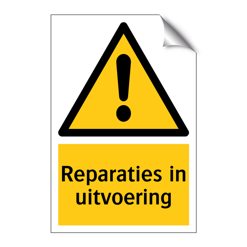 Reparaties in uitvoering & Reparaties in uitvoering & Reparaties in uitvoering