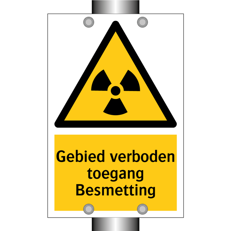 Gebied verboden toegang Besmetting & Gebied verboden toegang Besmetting
