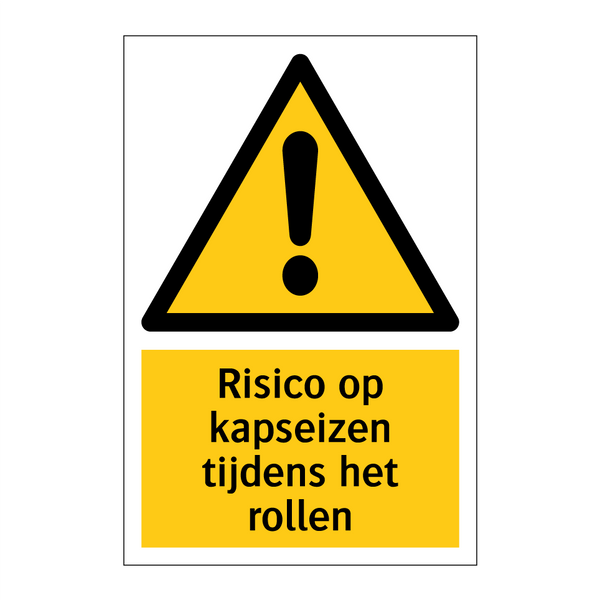 Risico op kapseizen tijdens het rollen & Risico op kapseizen tijdens het rollen