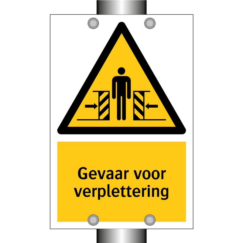 Gevaar voor verplettering & Gevaar voor verplettering & Gevaar voor verplettering