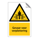 Gevaar voor verplettering & Gevaar voor verplettering & Gevaar voor verplettering