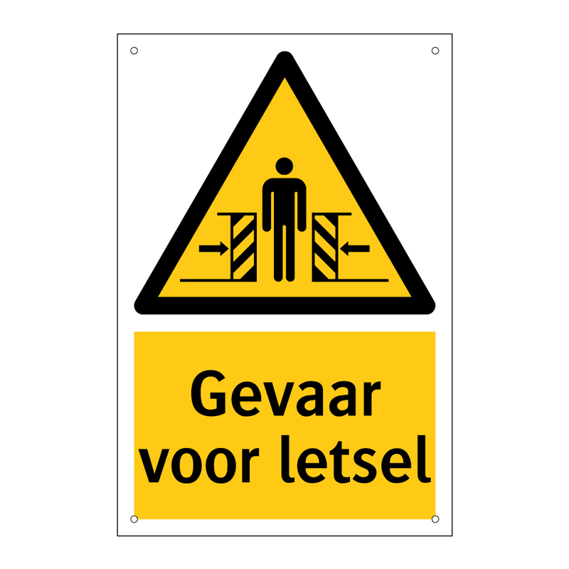 Gevaar voor letsel & Gevaar voor letsel & Gevaar voor letsel & Gevaar voor letsel