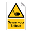Gevaar voor knijpen & Gevaar voor knijpen & Gevaar voor knijpen & Gevaar voor knijpen