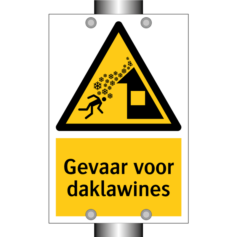 Gevaar voor daklawines & Gevaar voor daklawines & Gevaar voor daklawines & Gevaar voor daklawines