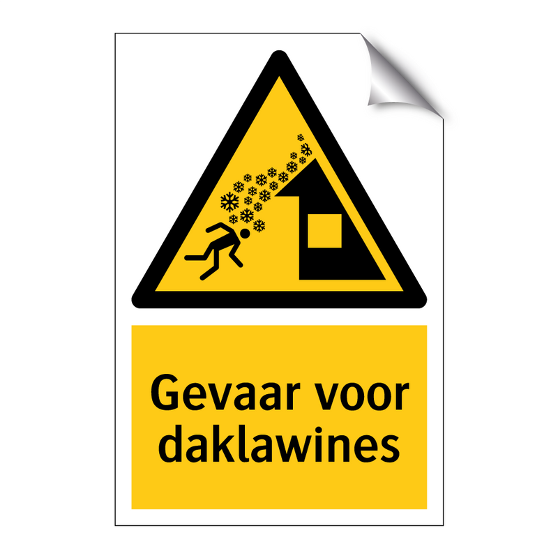 Gevaar voor daklawines & Gevaar voor daklawines & Gevaar voor daklawines & Gevaar voor daklawines