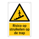 Risico op struikelen op de trap & Risico op struikelen op de trap & Risico op struikelen op de trap