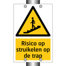 Risico op struikelen op de trap & Risico op struikelen op de trap & Risico op struikelen op de trap