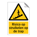 Risico op struikelen op de trap & Risico op struikelen op de trap & Risico op struikelen op de trap