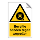 Beveilig banden tegen wegrollen & Beveilig banden tegen wegrollen & Beveilig banden tegen wegrollen