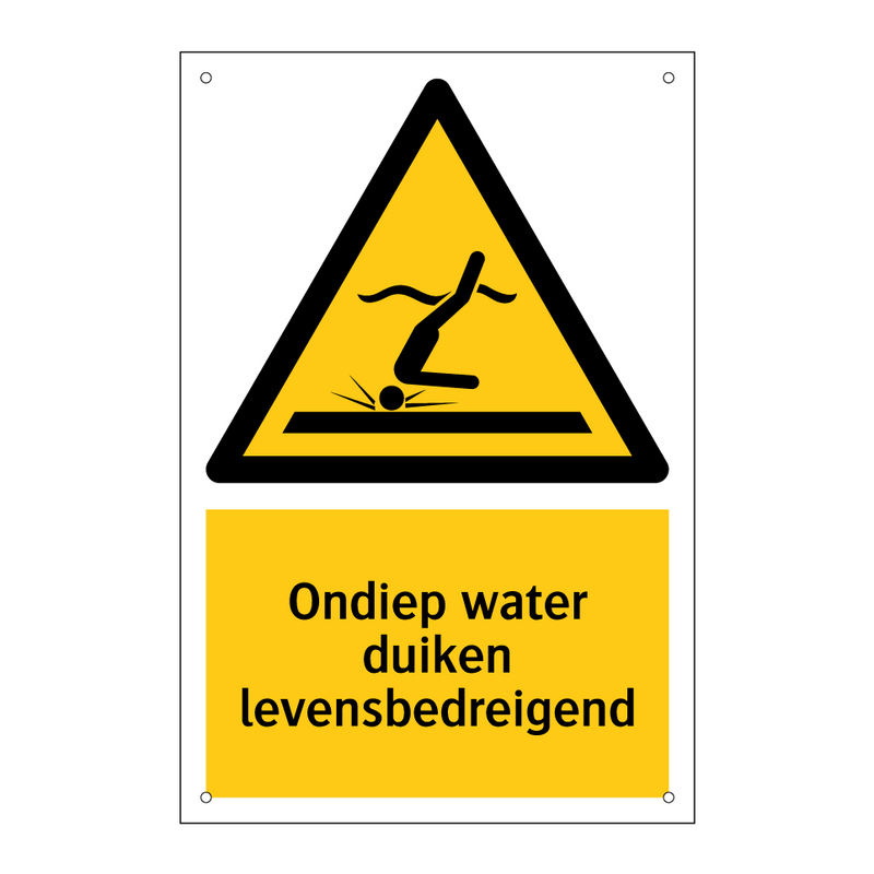Ondiep water duiken levensbedreigend & Ondiep water duiken levensbedreigend