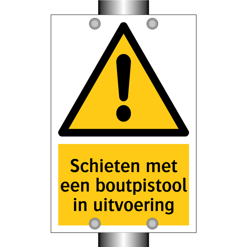 Schieten met een boutpistool in uitvoering & Schieten met een boutpistool in uitvoering