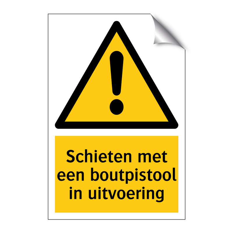 Schieten met een boutpistool in uitvoering & Schieten met een boutpistool in uitvoering
