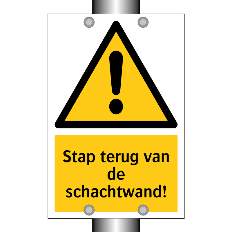 Stap terug van de schachtwand! & Stap terug van de schachtwand! & Stap terug van de schachtwand!