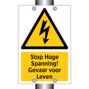 Stop Hoge Spanning! Gevaar voor Leven & Stop Hoge Spanning! Gevaar voor Leven