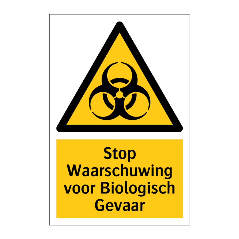 Stop Waarschuwing voor Biologisch Gevaar & Stop Waarschuwing voor Biologisch Gevaar
