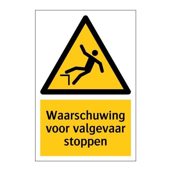 Waarschuwing voor valgevaar stoppen & Waarschuwing voor valgevaar stoppen