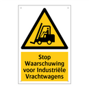 Stop Waarschuwing voor Industriële Vrachtwagens & Stop Waarschuwing voor Industriële Vrachtwagens