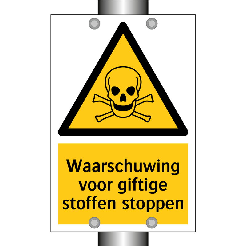 Waarschuwing voor giftige stoffen stoppen & Waarschuwing voor giftige stoffen stoppen