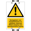 Opslagplaats voor brandstofstaven en splijtbaar materiaal Alleen toegang voor brandstofstaven experts