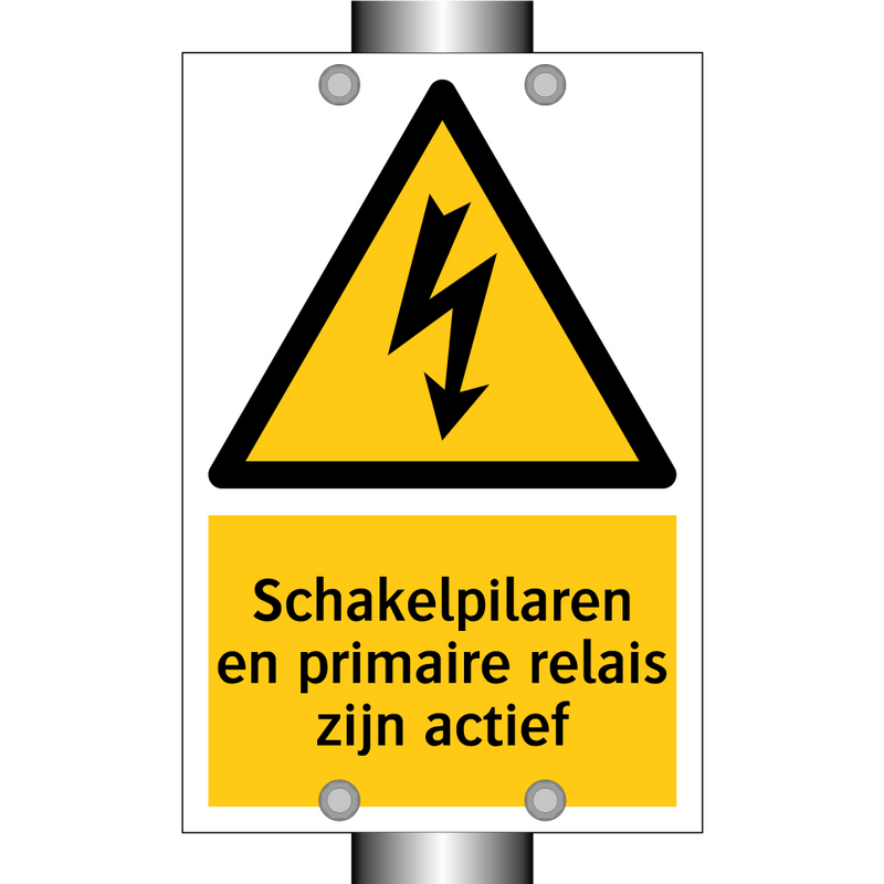 Schakelpilaren en primaire relais zijn actief & Schakelpilaren en primaire relais zijn actief