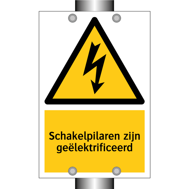 Schakelpilaren zijn geëlektrificeerd & Schakelpilaren zijn geëlektrificeerd