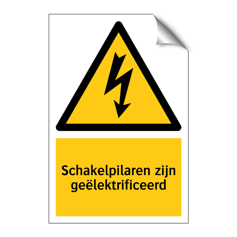 Schakelpilaren zijn geëlektrificeerd & Schakelpilaren zijn geëlektrificeerd