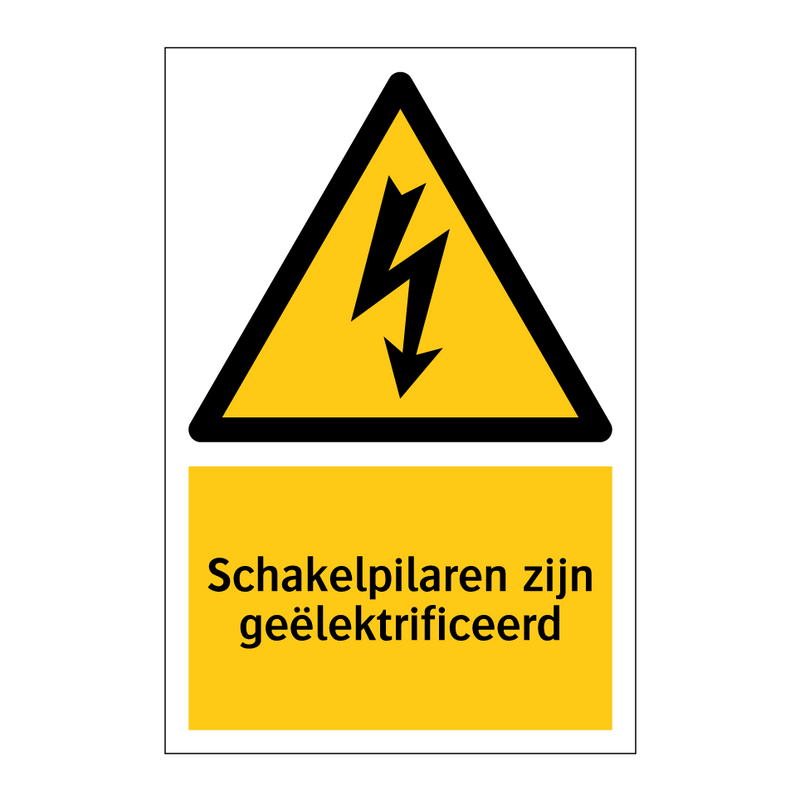 Schakelpilaren zijn geëlektrificeerd & Schakelpilaren zijn geëlektrificeerd