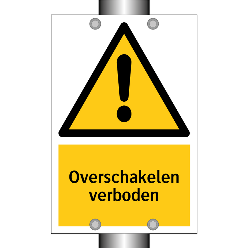 Overschakelen verboden & Overschakelen verboden & Overschakelen verboden & Overschakelen verboden