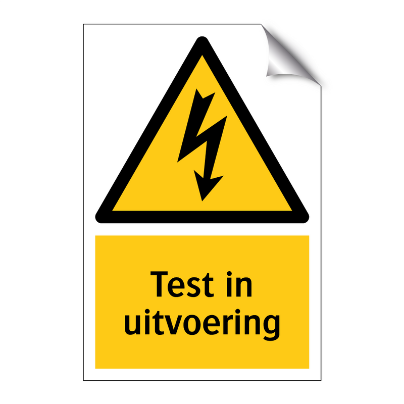 Test in uitvoering & Test in uitvoering & Test in uitvoering & Test in uitvoering