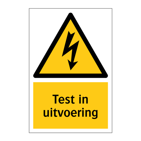 Test in uitvoering & Test in uitvoering & Test in uitvoering & Test in uitvoering