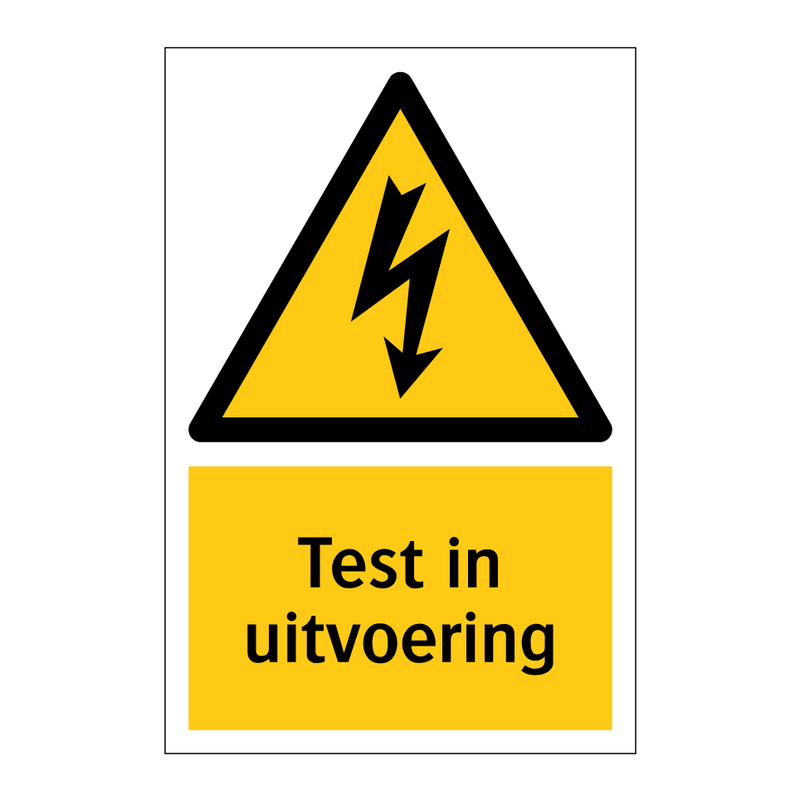Test in uitvoering & Test in uitvoering & Test in uitvoering & Test in uitvoering