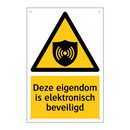 Deze eigendom is elektronisch beveiligd & Deze eigendom is elektronisch beveiligd