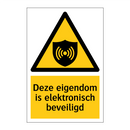 Deze eigendom is elektronisch beveiligd & Deze eigendom is elektronisch beveiligd