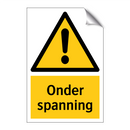 Onder spanning & Onder spanning & Onder spanning & Onder spanning