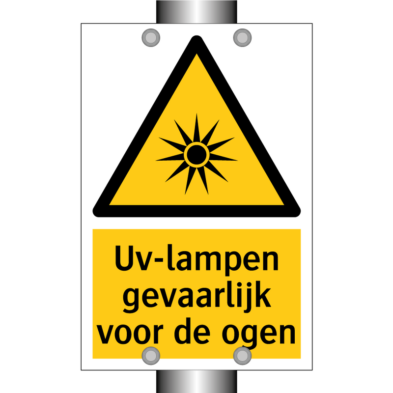 Uv-lampen gevaarlijk voor de ogen & Uv-lampen gevaarlijk voor de ogen