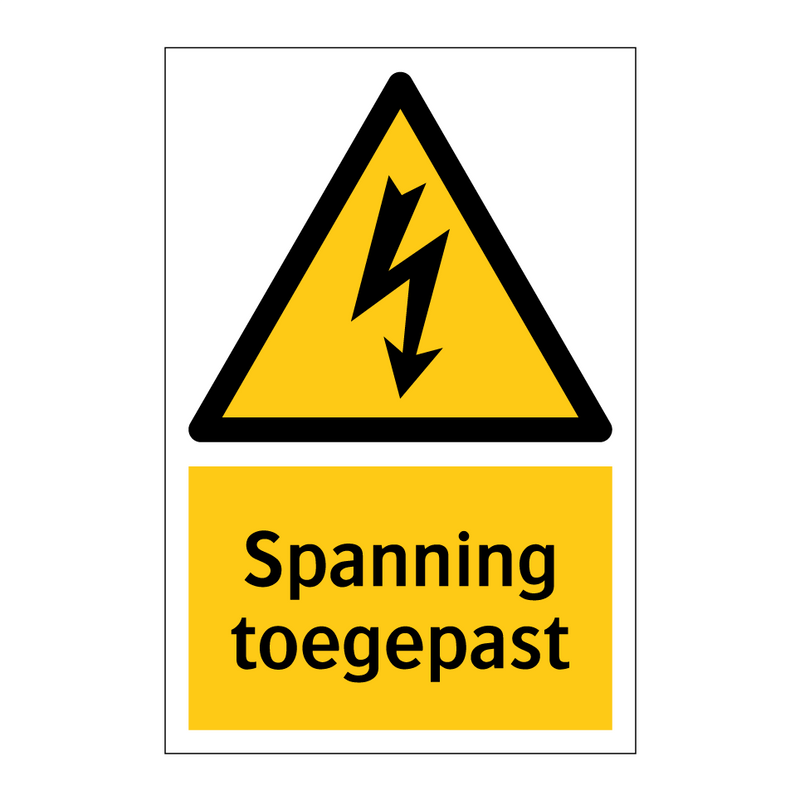 Spanning toegepast & Spanning toegepast & Spanning toegepast & Spanning toegepast