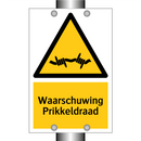 Waarschuwing Prikkeldraad & Waarschuwing Prikkeldraad & Waarschuwing Prikkeldraad