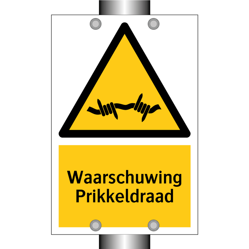 Waarschuwing Prikkeldraad & Waarschuwing Prikkeldraad & Waarschuwing Prikkeldraad