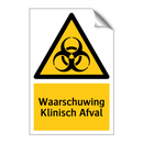 Waarschuwing Klinisch Afval & Waarschuwing Klinisch Afval & Waarschuwing Klinisch Afval