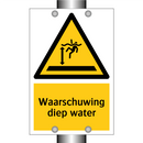 Waarschuwing diep water & Waarschuwing diep water & Waarschuwing diep water