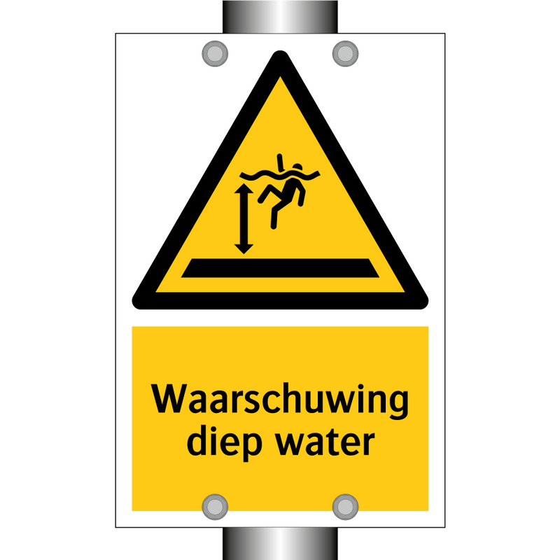 Waarschuwing diep water & Waarschuwing diep water & Waarschuwing diep water