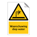 Waarschuwing diep water & Waarschuwing diep water & Waarschuwing diep water