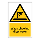 Waarschuwing diep water & Waarschuwing diep water & Waarschuwing diep water