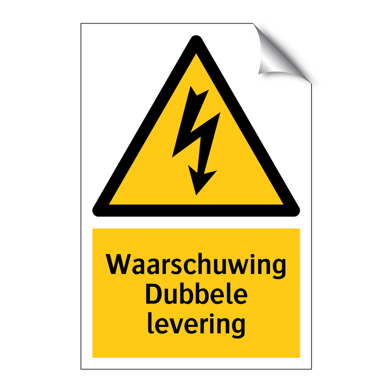 Waarschuwing Dubbele levering & Waarschuwing Dubbele levering & Waarschuwing Dubbele levering