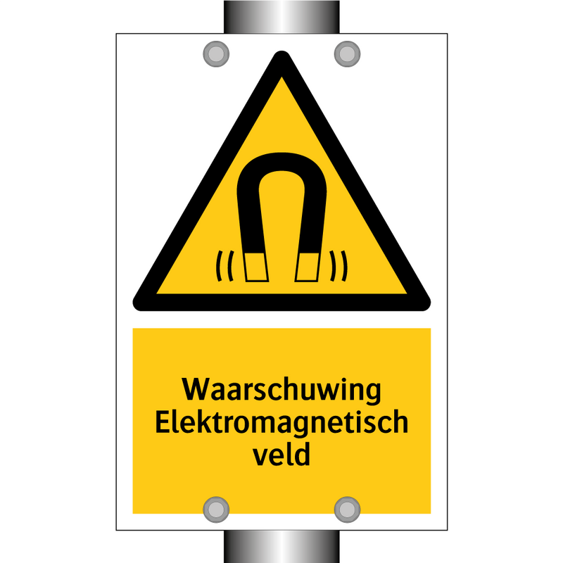 Waarschuwing Elektromagnetisch veld & Waarschuwing Elektromagnetisch veld